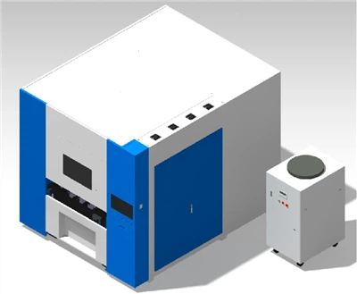 Středně výkonný vláknový laserový řezací stroj