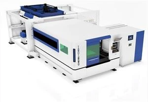 Laserový řezací stroj vyrobený v továrně v Číně Populární laserový řezací stroj s automatickým nakládáním plechových vláken pro řezání kovů
