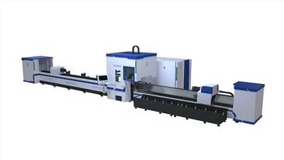 2kw CNC stroj na řezání trubek laserem pro řezání trubek a kovových trubek o tloušťce 6 mm