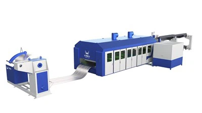 Automatické nakládání a vykládání cívka krmení vlákno laser řezání stroj 1500w 2000w 3000w 1500 * 3000 pro hliník nerez ocel uhlík