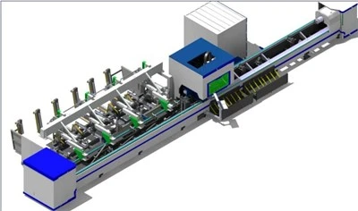 Poloautomatický nakládací 0260 CNC stroj na řezání trubek laserem na kov